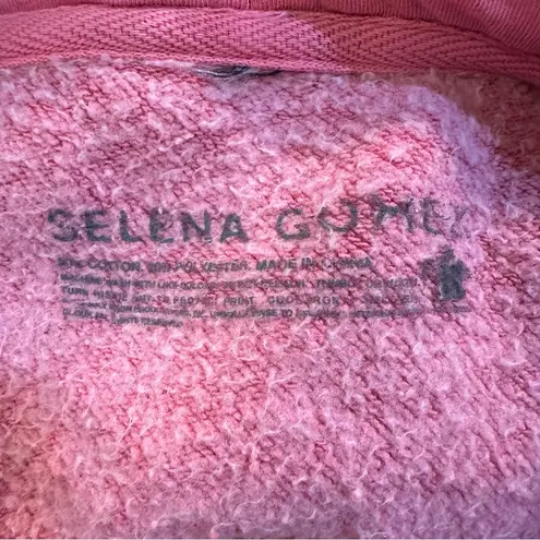 Selena Gomez I Said I Love You First Pigment Pink Hoodie Size L
