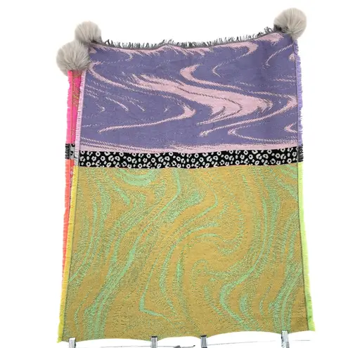 Mitchie's Wild Side Cloud 9 Scarf Multicolor Animal Print Faux Fur NWT - Image 5