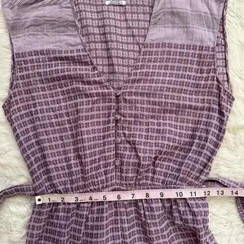 Saylor Jumpsuit Zoya Sleeveless Cropped Purple S