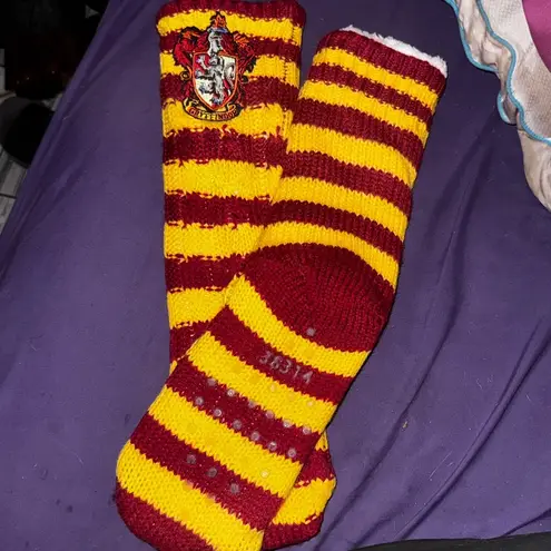 Harry Potter NWOT GRYFFINDOR knit socks with Sherpa
