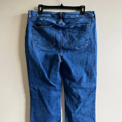 NYDJ Barbara Bootcut Jeans Wdnmbb2339 Blue Womens Plus Size 14W Denim Pa…