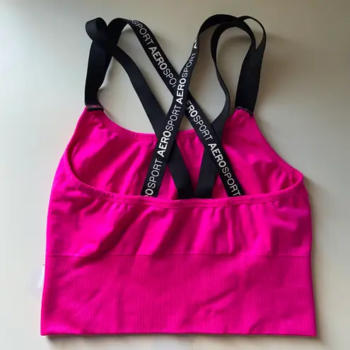 Aeropostale Neon Hot Pink Sports Bra