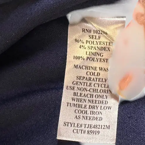 Connected Apparel Size 16 Scoop Neckline Professional Jumpsuit Zipper Closure