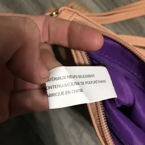 Pixie Mood Pixi Mood Nicole Small Rose Gold Copper Lace Crossbody Purse