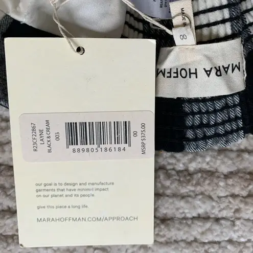 Mara Hoffman Layne Plaid Corset Top NWT Size 00