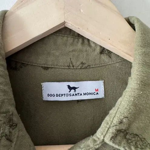 Vintage Dog Dept Santa Monica Button Down Green Size M
