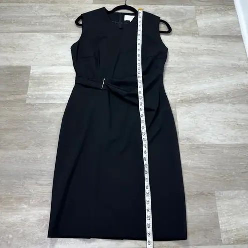 Boss Hugo Boss DAKIRSA Suit Career Sheath Black Dress Size 8 US/ UK 12/ IT 44