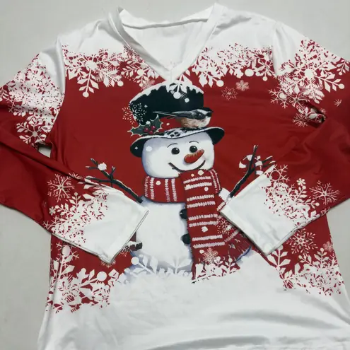 Pretty Christmas Sweater NWOT Red Size L