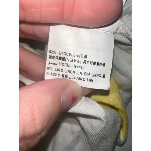 United Colors Of Benetton Dress Womens S Lemon Print Wrap Short Sleeve Casual