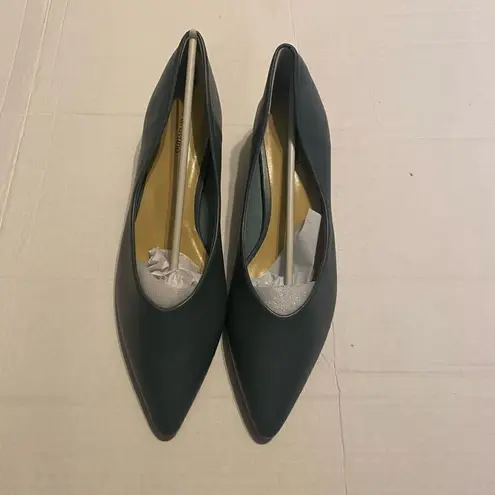 C.PARAVANO Women’s Low Block Heel Blue Pumps Size EU 41 US 10/10.5 SEE DESCRIPTIO