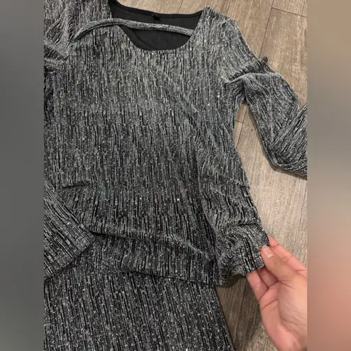 Amazon Elegant Black and White Flare Pants and top set