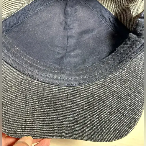 Source Unknown American Flag Hat Cap Women’s Adjustable Denim Red White Stars Snap Back Sequin