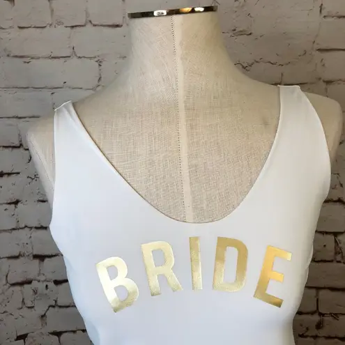 Commando NWT  Bride Bodysuit in White and Gold