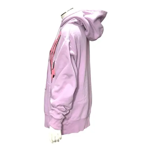 333 Half Evil Pink Hoodie Size S Graphic Streetwear Bold Urban Gen Z Look Pastel