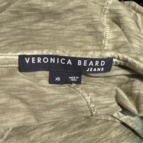 Veronica Beard Light Army Dubois Tee Green Size XS
