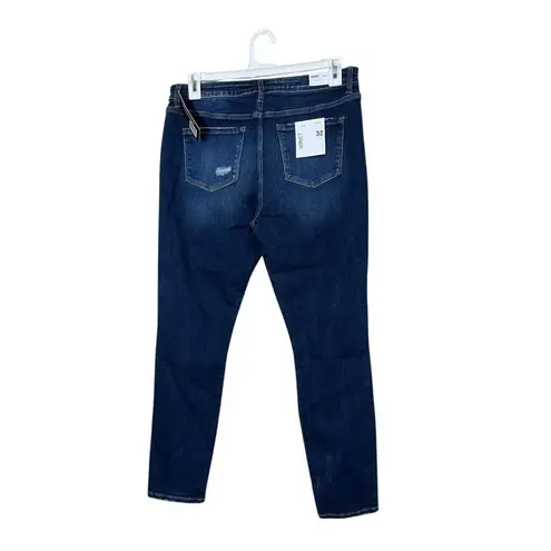Vervet Amber Mid Rise Skinny Jeans Dark Wash size 32 NWT Blue