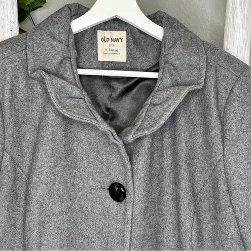 Old Navy  Wool Jacket Coat * Gray * XL