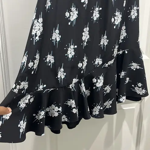 Derek Lam 10 Crosby Silk Mini Floral Sleeveless Dress Sz 6