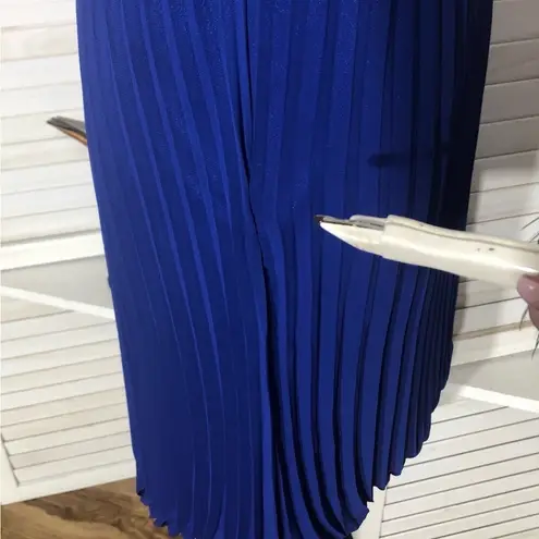 Sue Wong Nocturne Beaded Cocktail Dress Royal Blue Size 10