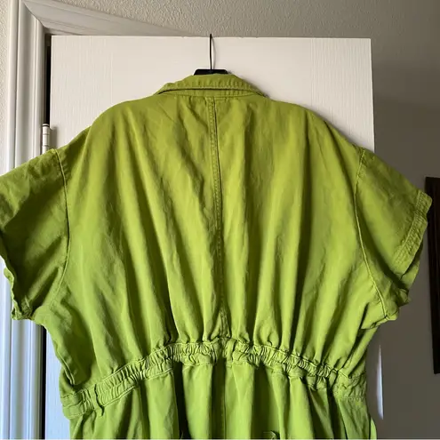 Big Bud Press Short Sleeve Jumpsuit Utility Gross Green Plus 5XL Petite EUC Size undefined