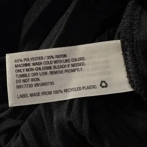 A New Day  Medium Top Dolman Sleeves Round Neck Elastic Waist Accordion Pleats - Image 9