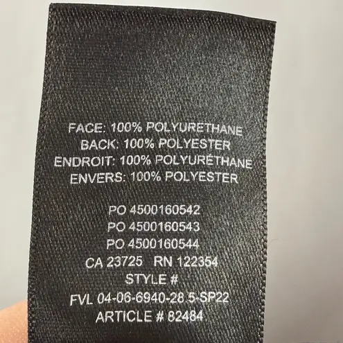 Wilfred Aritzia Melina Straight Leg Vegan Leather Pants in Black Size 4 - Image 7