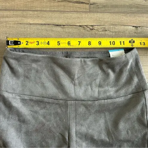 J. McLaughlin Grey Faux Suede Lori Leggings NWT XS