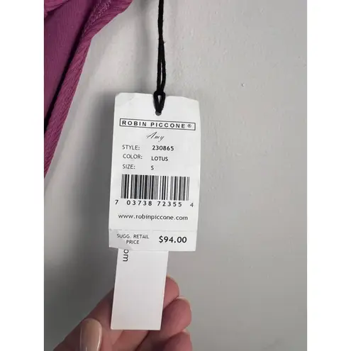 Robin Piccone Women's Bikini Bottom Size S Style Amy in color Lotus NWT - Image 4