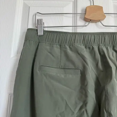 ALBION FIT Albion Jettsetters Jogger Pant Zip Ankle Sage Green Comfy Activewear Size M Tall