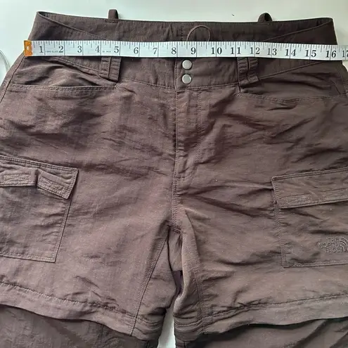 The North Face  WOMENS BROWN PARAMOUNT VALLEY CONVERTIBLE HIKING PANTS SIZE 10