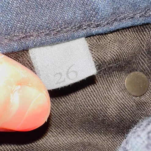 Able Dark Wash Denim The High Rise Skinny Jeans size 26