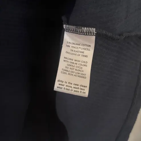 Toad&Co Rosalinda Dress Cable Rib Knit True Navy Blue Size Medium Braided