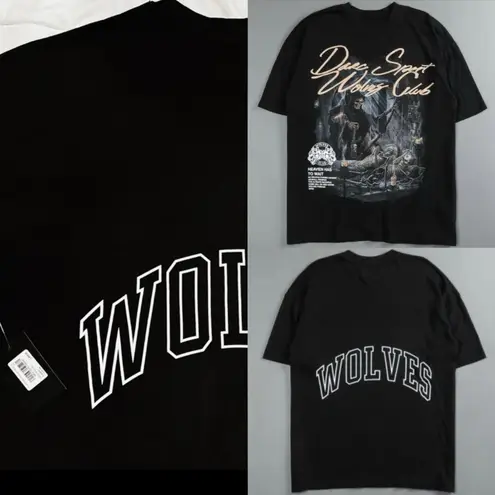 Darc Sport “Heaven Has To Wait” Premium Oversized Tee – Vintage Black Size L NWT Size L