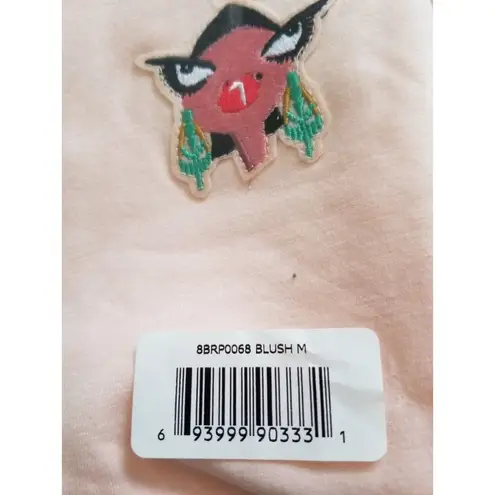 Badgley Mischka French Terry Jogger Pants with Pockets Blush Pink Women's Size M