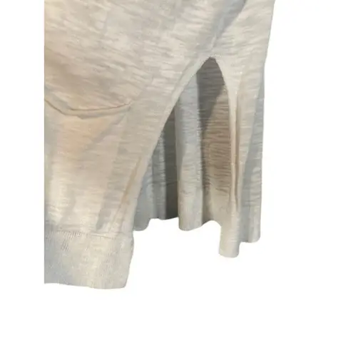 Susina White Long Sleeve Cotton Blend Open Front Knit Cardigan Women Sz SP