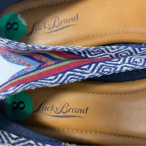 Lucky Brand Aztec Flat Espadrille Loafers Women’s Size 38 / 8 New Without Box