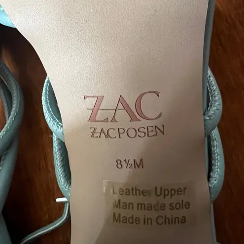 Zac Posen Yanni Sandal In Cool Blue Size 8.5