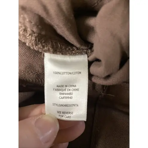 Tinseltown Cargo Pants Womens Baggy Wide Leg Mid Rise Brown Kohls Size 17/33 NWT