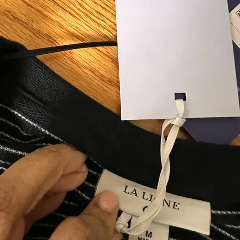 La Ligne Striped Black and White V