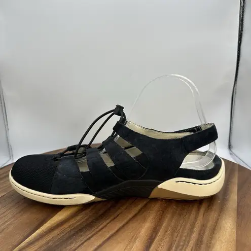 Dansko Riona Comfort Shoes Black Strappy Casual Travel Women's 40 US 9-9.5