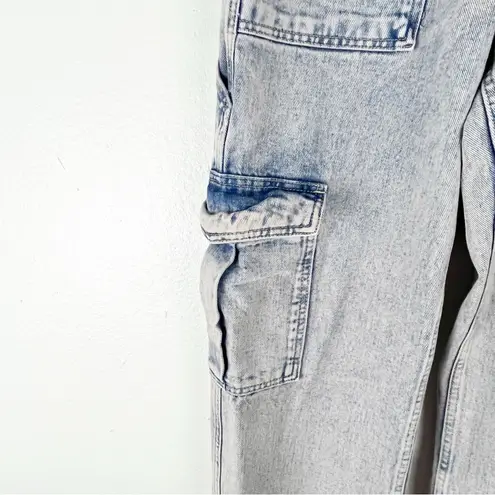 BDG  Urban Outfitters Blue Cargo Pockets Distressed High Rise Skate Jeans 27