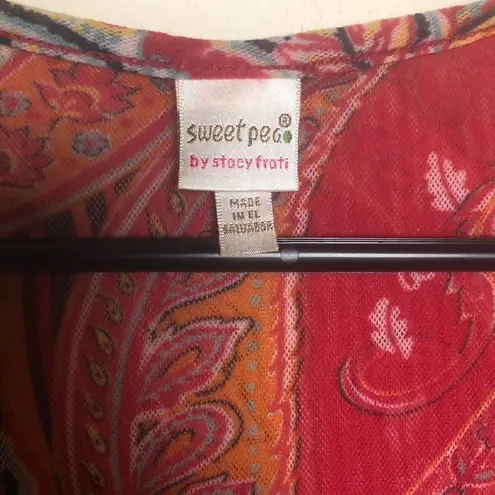 Sweet Pea 🏖 Stacy Froti Mesh Top J17