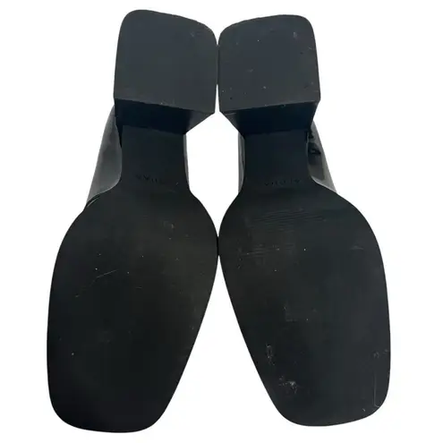 ALOHAS Patent Leather Loafers Women’s Size 9 Black Block Heel Slip