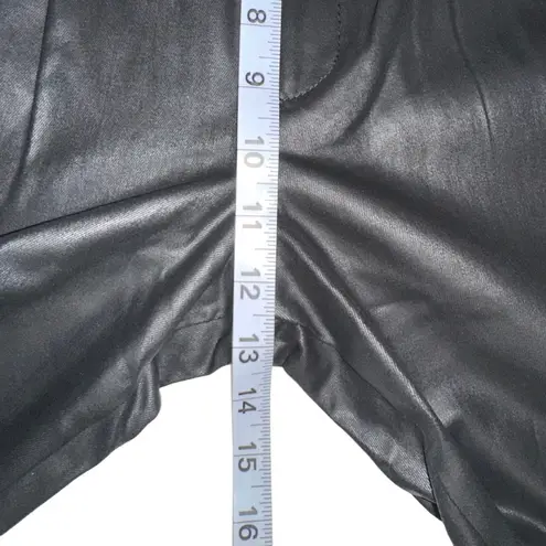 Kut From The Kloth NWT  Lessie Black Coated High Rise Pleated Pants 10 - Image 8