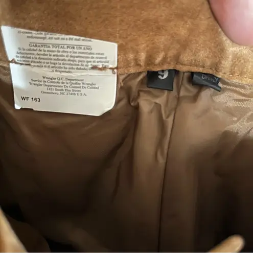 Vintage Wrangler Leather Pants Caramel Brown Jeans Slacks Size undefined