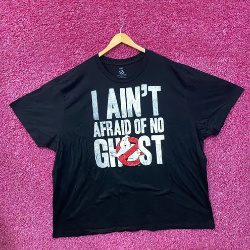 Ghostbusters I Ain't Afraid Of No Ghost Movie Quote & Logo T-Shirt 6XL