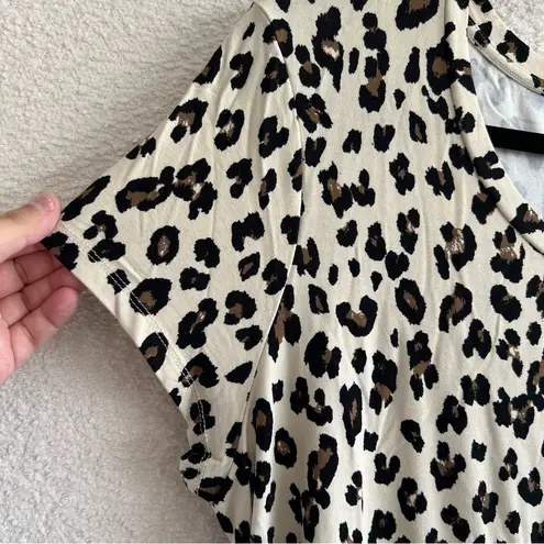 Time And Tru Maternity Women’s Leopard Short Sleeve Midi Dress Size XL (16