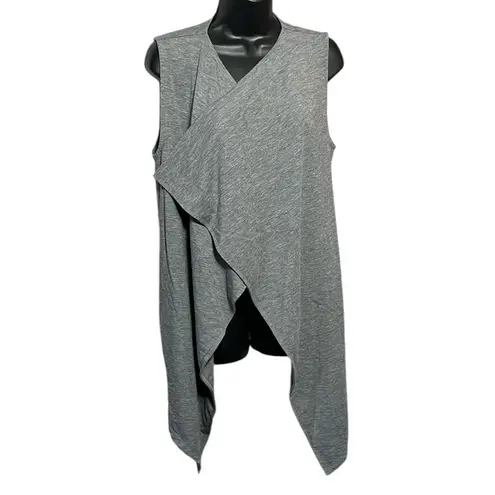 Matilda Jane Medium Count It Out Gray Vest