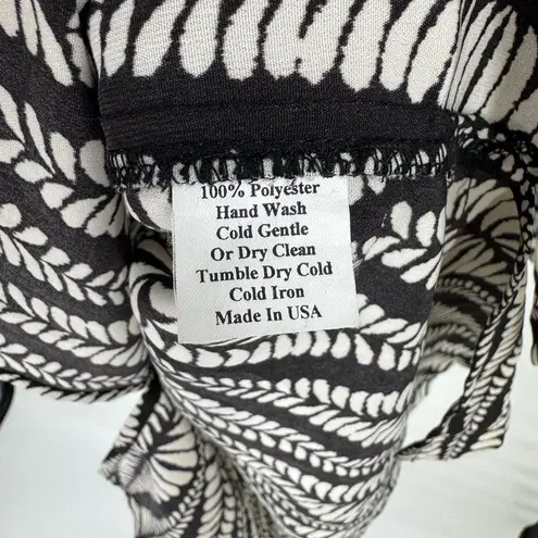 Everyday Ritual Claudine Tunic Maldives Stripe Size Medium Black