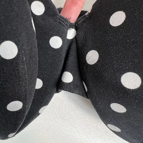 Cacique 44DD Bra Underwire Lightly Lined Black White Polka Dot Full Coverage - Image 4